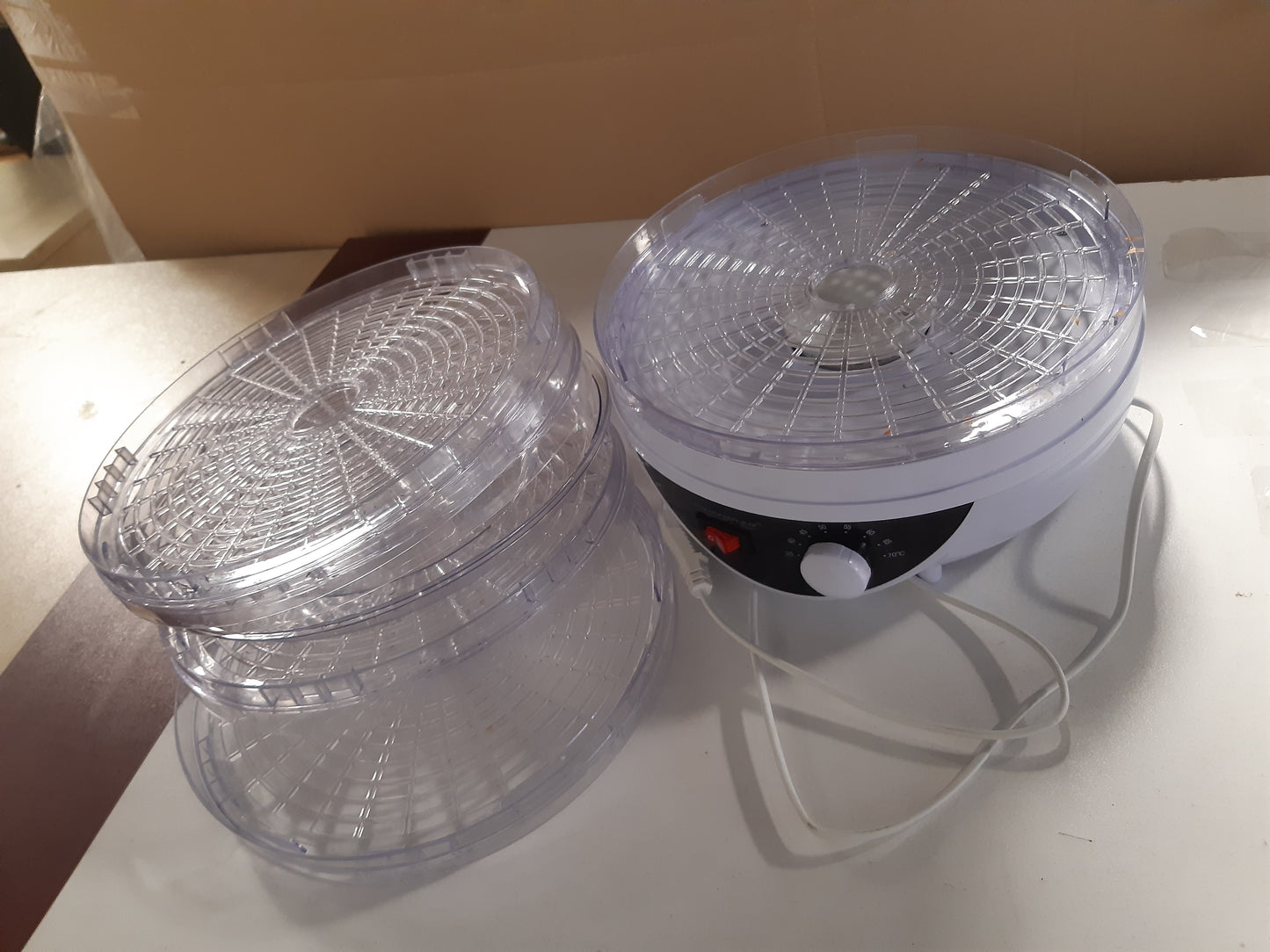 178231 - EKD002 - DEHIDRATUES USHQIMI ChANTERELLES, Acero Inoxidable, 220V, 50/60Hz, 350W