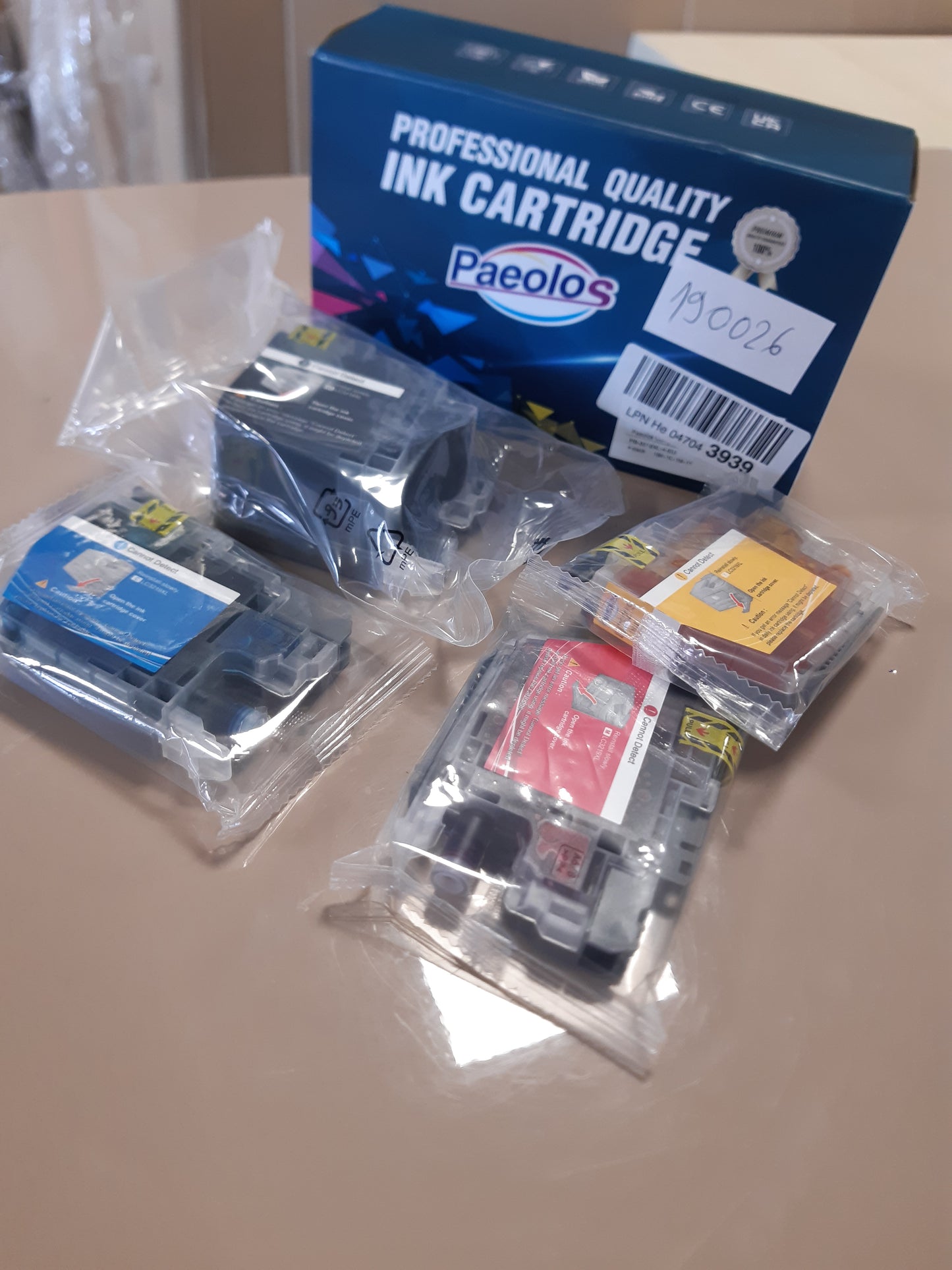 190026 - PAEOLUS 3219XL - Zëvendësues Kartusha për Brother LC3219XL LC3217 i Përshtatshëm për Brother MFC-J5330DW / J5335DW / J5730DW / J5930DW / J6530DW / J6930DW / J6935DW, Pako prej 4