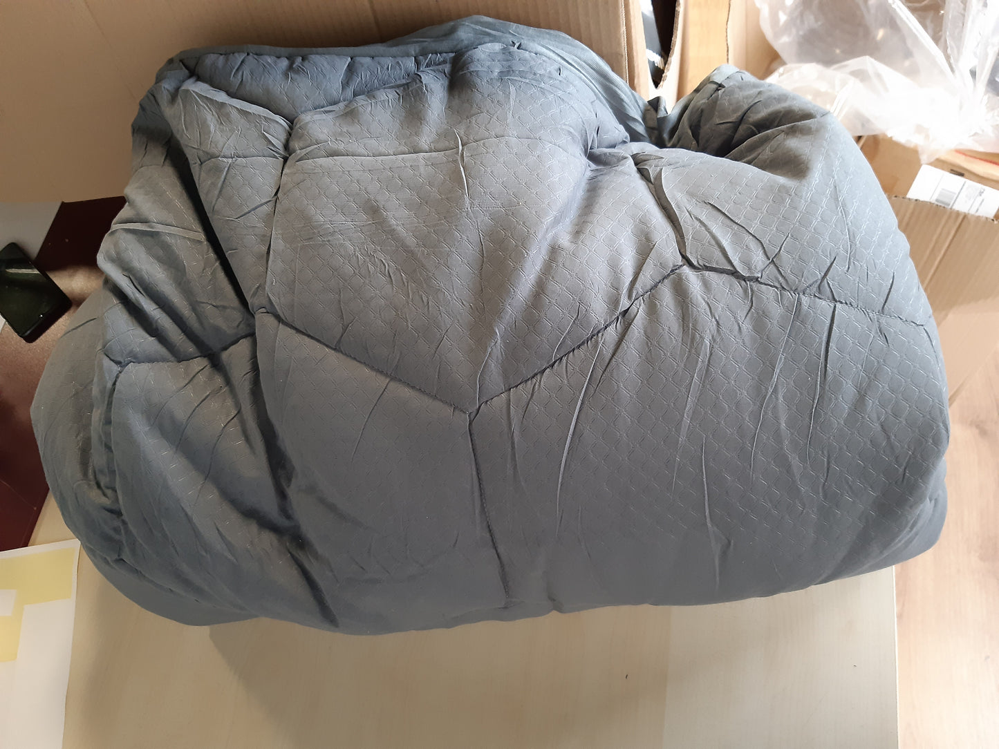 168497 - SONIVE Mbrojtës Dysheku i Papërshkueshëm nga Uji, Mbulesë e Butë e Hollë që Merr Frymë, 140x200cm, e Larëshme, e Përshtatshme si Mbulesë Dysheku, Ngjyre Gri