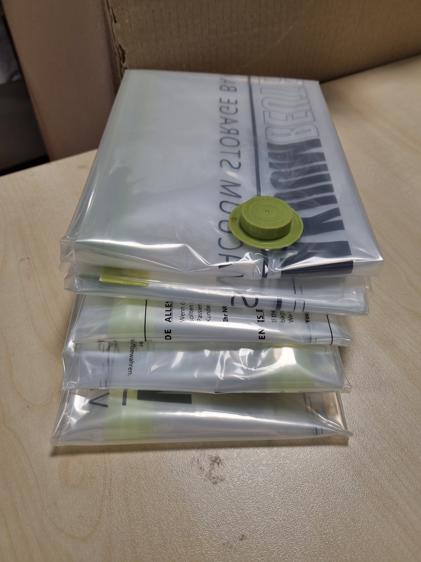 253718 - NORDIC® - Qese me vakum, Pako me 6 (3 L + 3 XL), Pa BPA, Etiketat përfshihen, Qese me vakum për rroba, çarçafë etj.