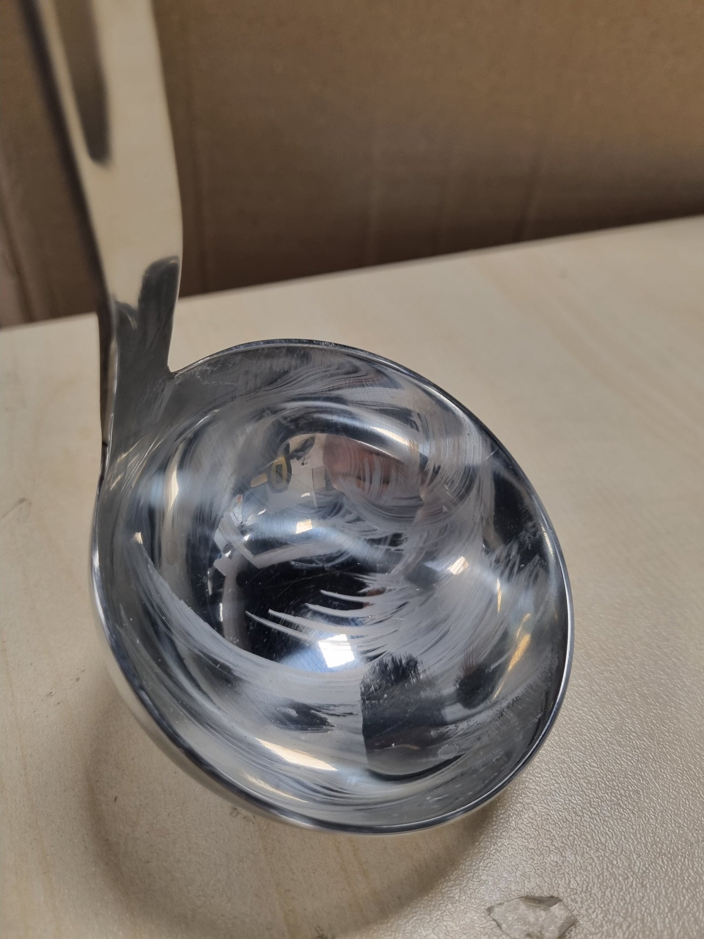 252522 - DE BUYER - Lugë çeliku inox jashtëzakonisht e fortë - Diametri 8 cm - Argjend
