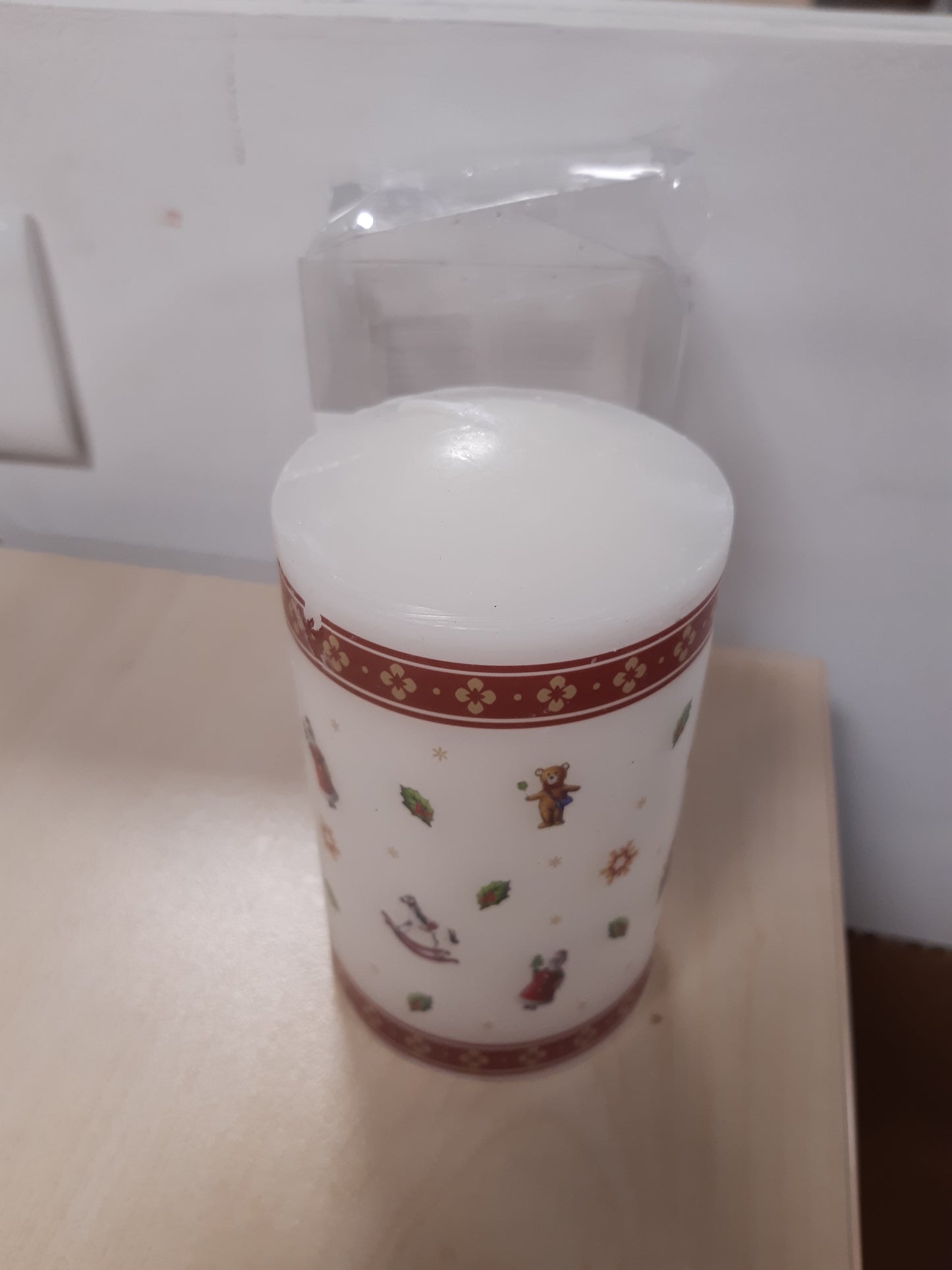 205962 - VILLEROY & BOCH Qirinj Dhurata Lodra M, Qiri Dekorativ i Krishtlindjeve për Tryezën Tuaj Festive, Dyll, 7 x 12 cm