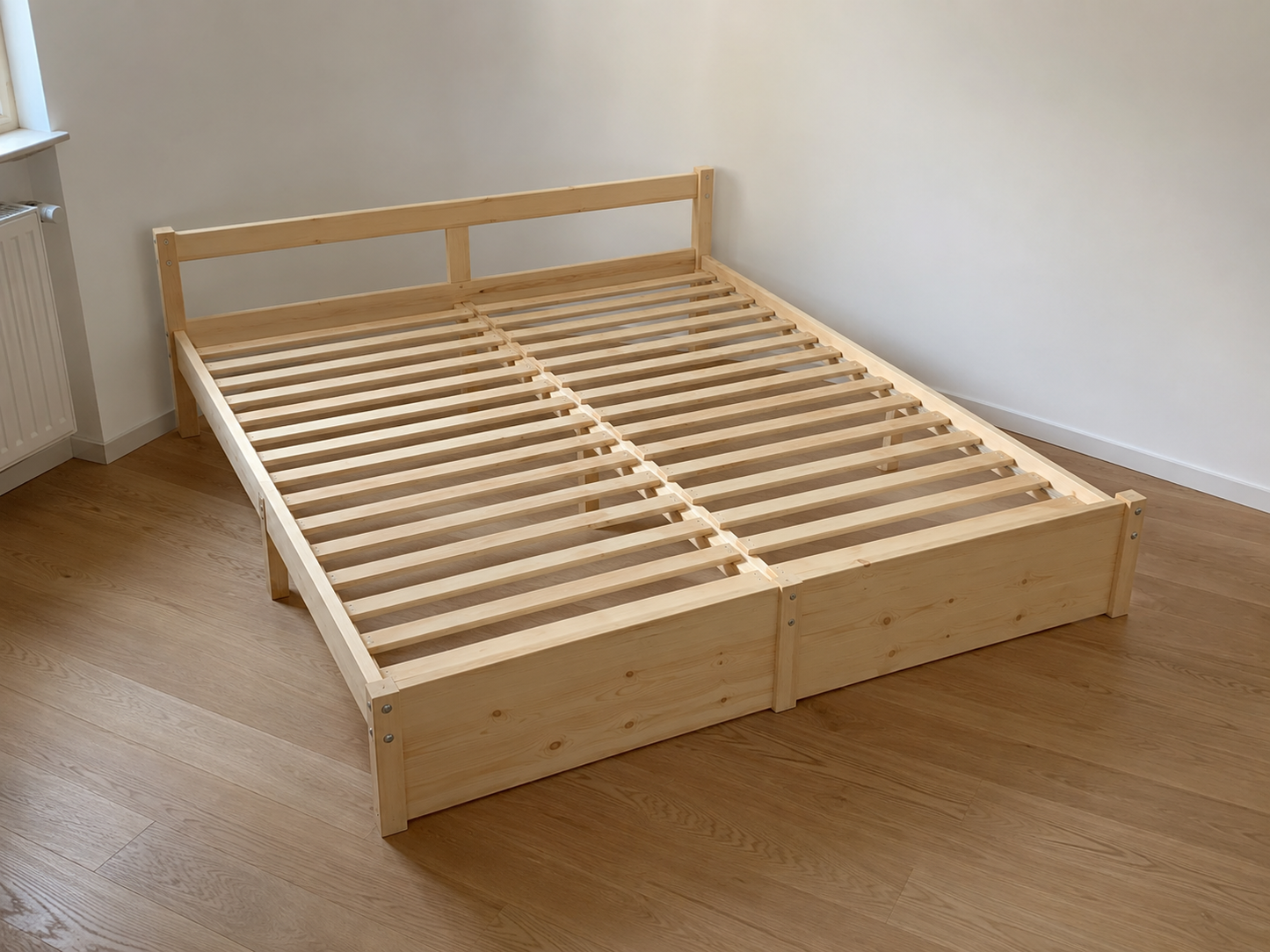 265124 - vidaXL Kornizë Shtrati 140×200 cm – Dru Pishe Masiv