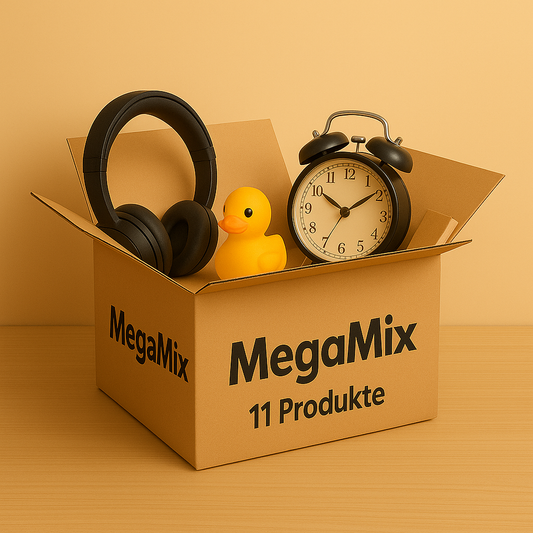 251 - MegaMIX me 11 aksesorë telefonash, kabllo dhe pajisje audio dhe zyre