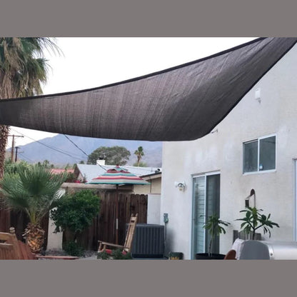 270015 - Tenda dielli Triangle Sail Anti-UV Pëlhurë HDPE Mbulesë për Bimë Kopshti, Rrjetë Hije për Gazebo, Pëlhurë Hije për Pishinë, Verandë të Jashtme