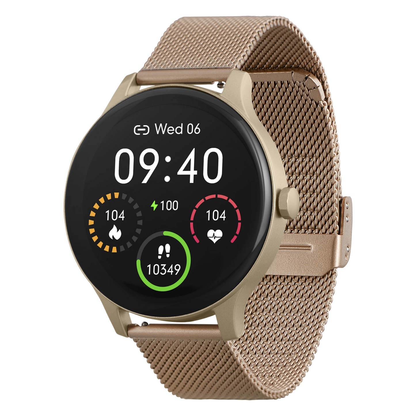 281082 - Orë e mençur Garett Smartwatch Classy, verdhë