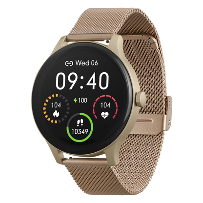 281082 - Orë e mençur Garett Smartwatch Classy, verdhë
