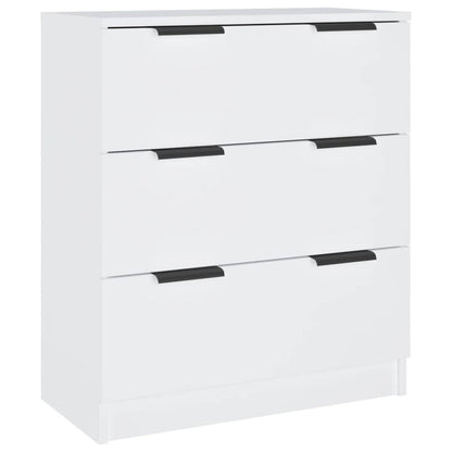 280125 - vidaXL Bufe e Bardhë 60x30x70 cm Material me bazë druri