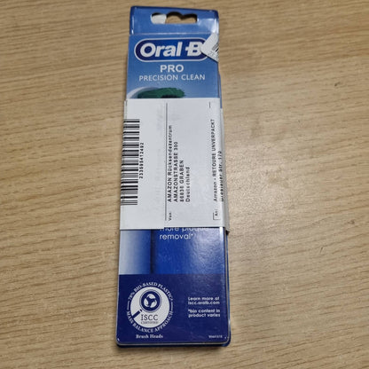 158753 - Koka zëvendësuese furçash elektrike për furça dhëmbësh Oral-B Precision Clean X-Filament për heqjen e avancuar të pllakës, të pajtueshme me seritë Oral-B Pro, Genius, Smart & Vitality, me 4 copë