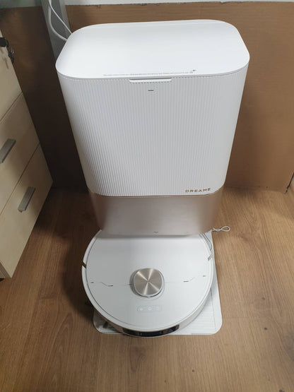 162000 - DREAME X40 Fshesë Robotike me Thithje të Fortë 12,000Pa dhe Funksioni i Vetëpastrimit, Pesha 70℃, Furça Kundër Ngatërresës dhe Të Ngritshme, Zbrazje dhe Mbushje Automatike