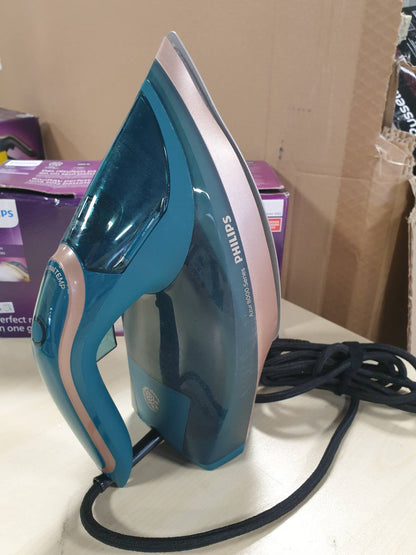 162118 - PHILIPS Hekur me Avull nga Seria Azur 8000 - Avull i Vazhdueshëm 70 g/min, Avull Turbo Boost 240 g, Fuqi 3000 W, Teknologjia OptimalTEMP, Ngjyra Jeshile Opal (Modeli DST8030/70)
