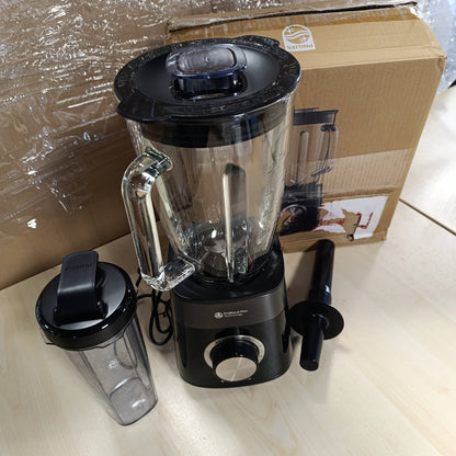 162143 - PHILIPS Blender Series 5000 - Motor 1200W, Teknologji ProBlend Plus, Pjesë të Sigurta për Lavastovilje, Kapacitet 2L, Ngjyra e Zezë (HR3031/00)