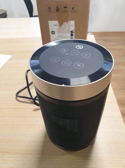 162178 - DREO Ngrohës Elektrik 1500W me Energji të Ulët, I Qetë, me Termostat 3 Mënyra, Kohëmatës 12-Orësh, Mbrojtje nga Mbinxehja dhe Pjerrësia, Për Dhomën e Gjumit