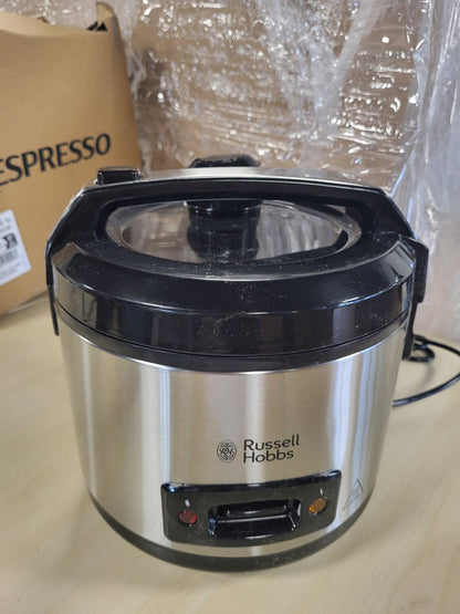 162309 - RUSSELL HOBBS Tenxhere Orizi me Futje Avulli, 1.2L, nga Çeliku Inox, me Kapak Aromatik dhe Gotë Matëse - Modeli 27080-56