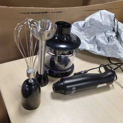 162382 - RUSSELL HOBBS Blender Dore 3-në-1: Blender me kapacitet prej 700ml, Grirëse me kapacitet prej 500ml, Rrahëse, 2 Shpejtësi, Përdorim për Supa, Kos, Salca, Material i lajëshëm në lavastovilje, Ngjyra e zezë 24702-56