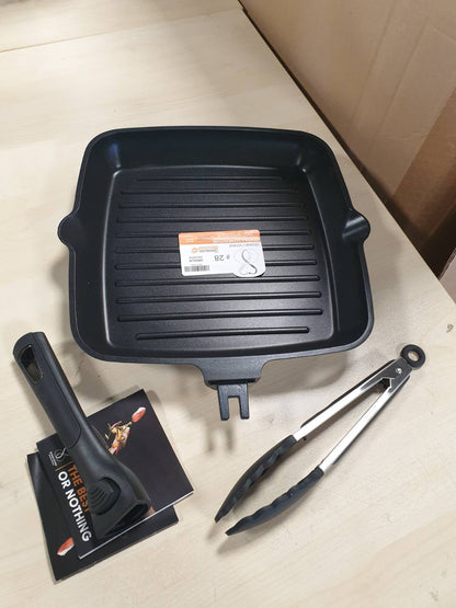 162494 - TIGAN Jo-ngjitës me kapak, veshur me gurë 28cm, për induksion dhe burime të tjera nxehtësie, pa PFOA, material veshjeje gjermane GREBLON