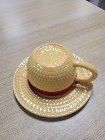 162710 - VIOLETFOX Gota qeramike Anime Luffy, gotë anime kreative për çaj dhe qumësht, Ideale për Dhuratë Krishtlindje ose Ditëlindje.