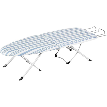 175887 - HONEY-CAN-DO Tavolinë Hekurosjeje me Mbështetëse Hekuri, E Palosshme, BRD-09222, Blu, 81.3x30.5cm
