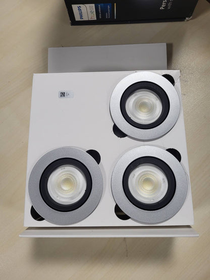 183048 - PHILIPS Dritë e Fokusuar e Fshehur Smart Milliskin Hue, Prej Alumini, Formë Rrumbullakët, 1x5W