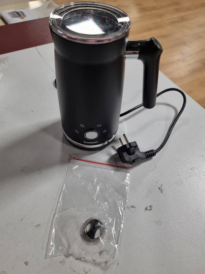 183503 - BEPER P101CAF001 Shkumëzues Automatik Qumështi me Kapak dhe 4 Funksione Shkumëzimi, Kapacitet Ngrohje 300 ml dhe Total 500 ml, Fuqi 500W, Ngjyra e Zezë