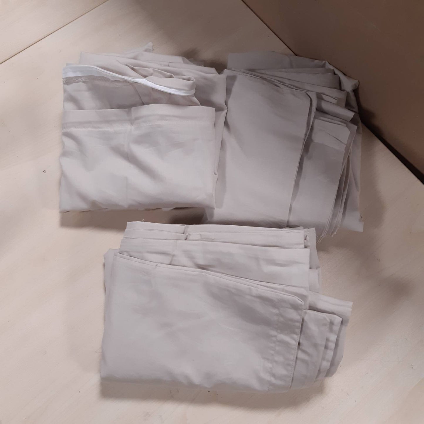 183769 - BEDSURE Set Çarçafësh Pambuk 135x200 Oeko-TEX me 4 Pjesë - Ngjyrë Bezhë, Mbulesë Jorgani dhe 2 Mbulesa Jastëkësh 80x80cm