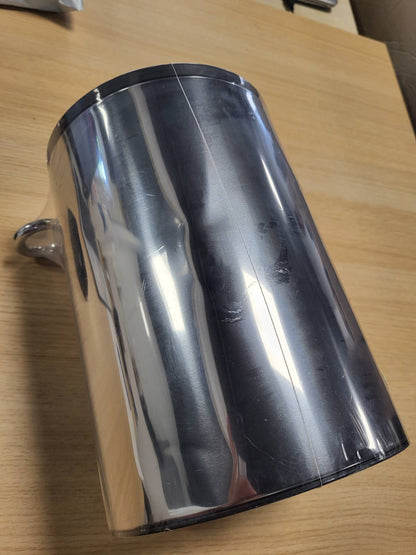 183816 - WENKO Kosh Pedale Kozmetike Monza Easy Close prej Çeliku Inox, me Ulje Automatike, Kapacitet 3L, përmasa 18.5 x 25.5 x 24.5 cm, me Shkëlqim