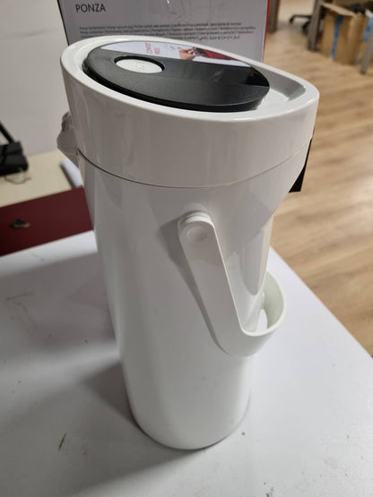 183873 - EMSA GMBH Ponza ISO Termos Shishe 1.9L, Materiali: Çelik Inoks, Madhësia: 17 x 16.5 x 39 cm, Ngjyra: i Bardhë