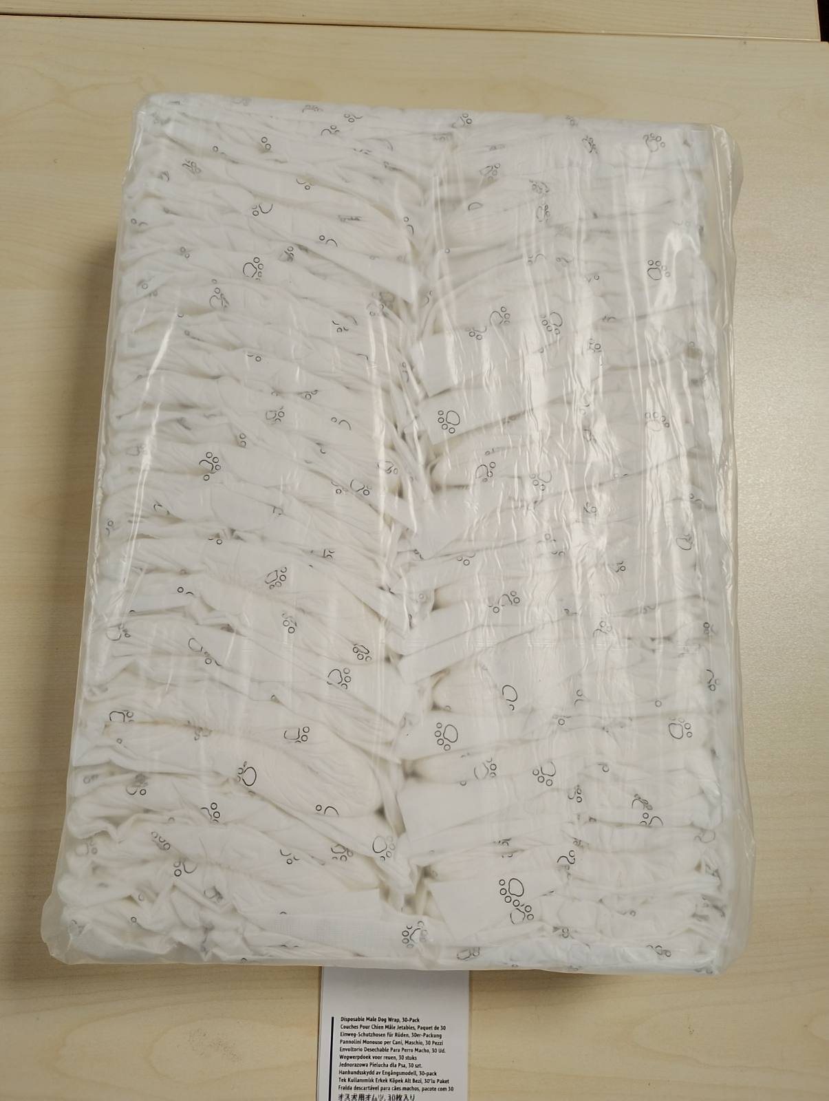 183963 - AMAZON BASICS Pelenë për Qen Meshkuj, Madhësia M, Pako me 50 Copë, Ngjyra e Bardhë