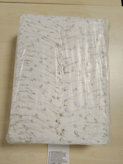 183963 - AMAZON BASICS Pelenë për Qen Meshkuj, Madhësia M, Pako me 50 Copë, Ngjyra e Bardhë