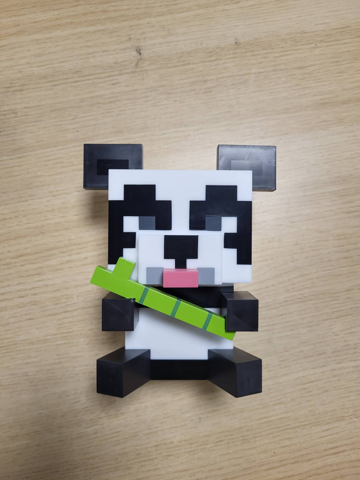 184605 - MINECRAFT Dritë Panda - Mall i Licencuar Zyrtarisht, Dritë Nate Portative dhe Dekor Dhomë Lojërash për Fëmijë, Dhuratë për Lojtarë, Funksionon me Bateri