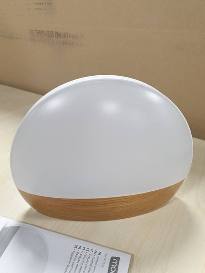 184757 - MOOOV 477356 Orë Alarmi me Simulim Lindjeje Dielli, Ndriçim Gradual  dhe Portë USB-A, Energjizuar me RRJET, efekti i Drurit Natyral, Terapi Drite, Ndriçim me Ngjyra