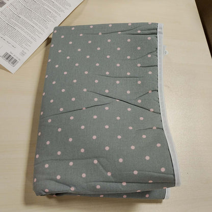 184925 - RAYEN Mbulesë Universale për Tavolinë Hekurosjeje me Rregullim EasyClip, i Përbërë nga 3 Shtresa: Shkumë, Lesh, 100% Pambuk, Madhësia: 130 x 47 cm, Kompakte