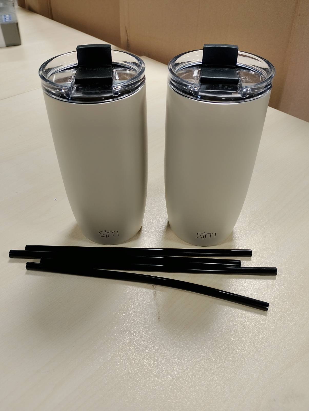 184927 - VOYAGER Filxhan Kafeje Termos Modern, Prej Çeliku Inox, i Izoluar, me Kapak të Hapshëm, 470ml, Ngjyra Bajame Birch - Dhuratë për Gra dhe Burra