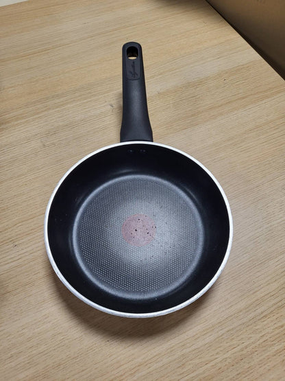 185009 - TIGAN LAGOSTINA Cucina Mediterranea Ø20cm, për Induksion, Alumini Jo-ngjitës, me Tregues Gatimi me Termo-sinjale, i Kuq