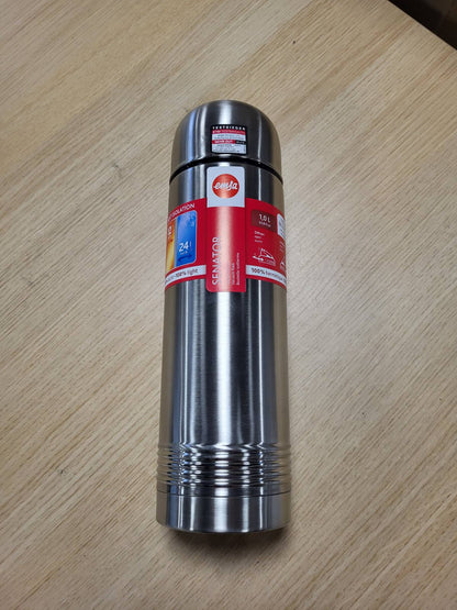 185310 - EMSA Filxhan Termik Senator 618101600, Portativ, 1000ml, Çelik Inox, Mbyllje e Sigurt, Shishe e Izoluar