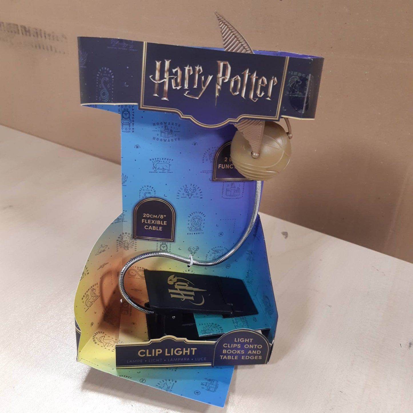 185338 - DITË LEXIMI HARRY POTTER - Dritë Dexhënde me Kapëse Golden Snitch, Zyrtare