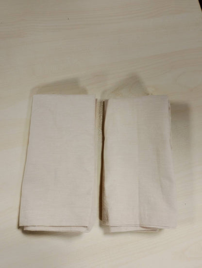 186487 - TOCOMOA - 2x Mbulesë Jastëku, Ngjyrë Rëre me Zinxhir, 100% Pambuk i Larë, Oeko-TEX i Certifikuar, 40x40cm