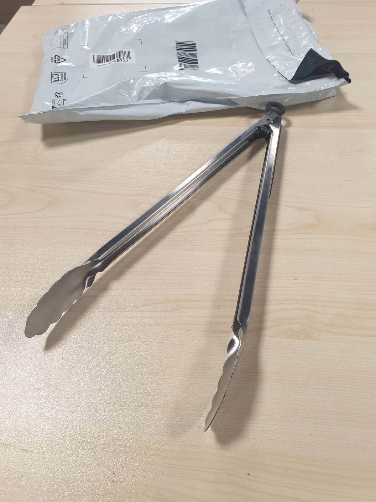 186630 - WESTMARK Maça për Skarë nga Çelik Inox dhe Plastik, Gjatësia 37.7cm, Modeli Classic Special, Ngjyra Argjendtë/E Zezë, 15162270