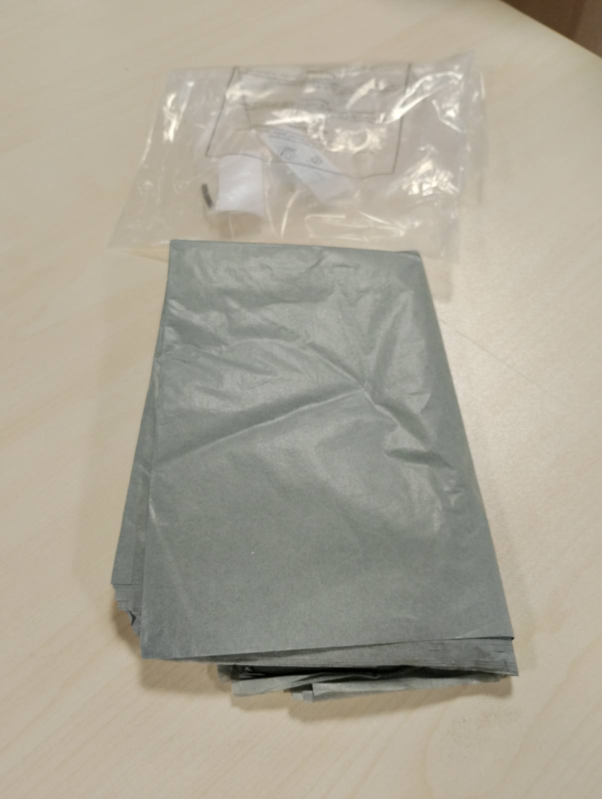 186773 - FLETË LETRE TË GJALLË, 10 copë, 500 x 750 mm, pa acid, për çanta dhuratash, paketime, lule, dasma, punime artizanale - cilësi e lartë (Gri)