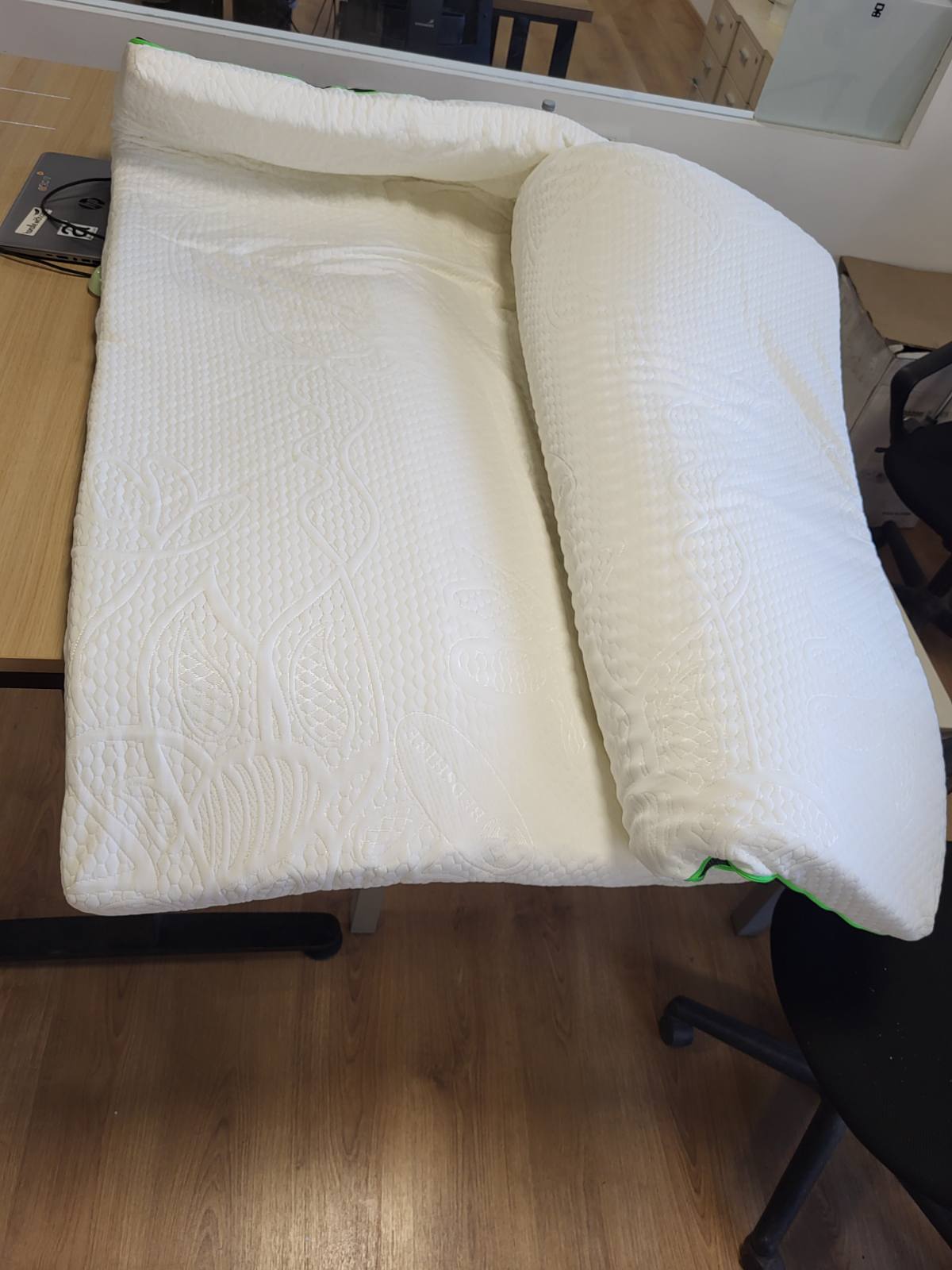 187047 - BEDSHIRE Dyshek korrektues Double Topper, 180x200cm, me shkumë memorie HD, lartësi 6 cm, me mbulesë të lëvizshme, futon ortopedik, i prodhuar 100% në Itali