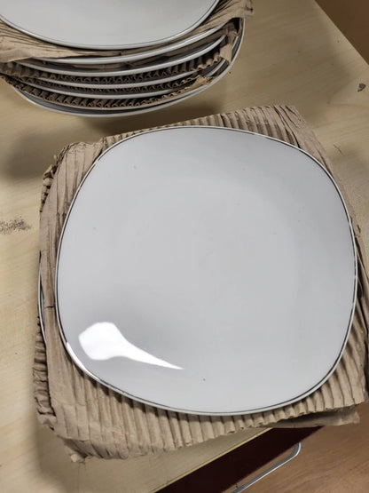 187368 - H&H - Darke Porcelani Quadro me 18 Pjesë, ngjyrë e Bardhë, 1 Njësi