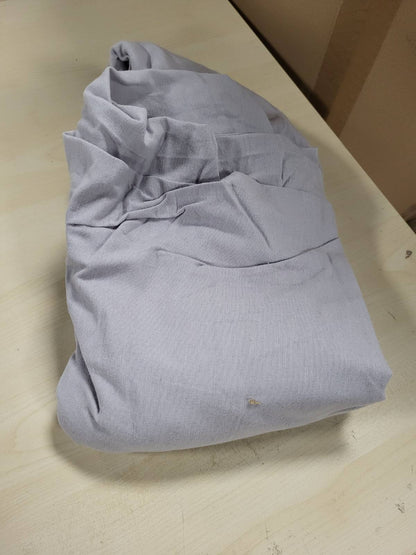 188445 - VISION - Çarçaf Fiksuar Flanelë, Gri, 90x200cm, Mbulesë 30cm, për Krevat Tek, Material 100% Pambuk, Buthë dhe Ngrohtë, Oekotex