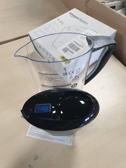 196980 - AMAZON BASICS Filtër për Ujë, Kapacitet 2.3L, Ngjyra e Zi