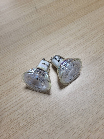 198188 - PHILIPS Llamba LED Classic GU10, Set me 2 Llamba, Shkëlqim i Ngrohtë, Kursyer Energjie, Jetëgjatësi e Gjatë, 35W, Dritë e Bardhë e Ngrohtë