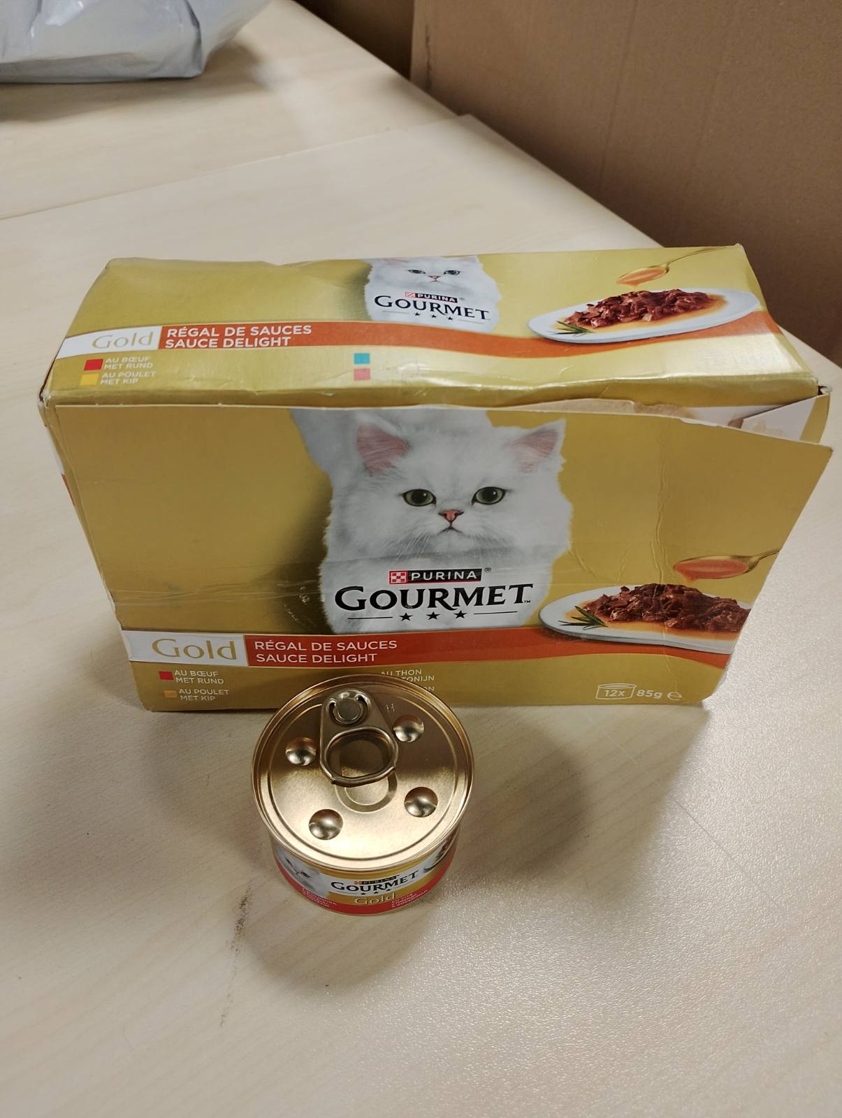 198705 - GOURMET Lëng tekuç 12x85g - Kënaqësia e Artë e Salcave