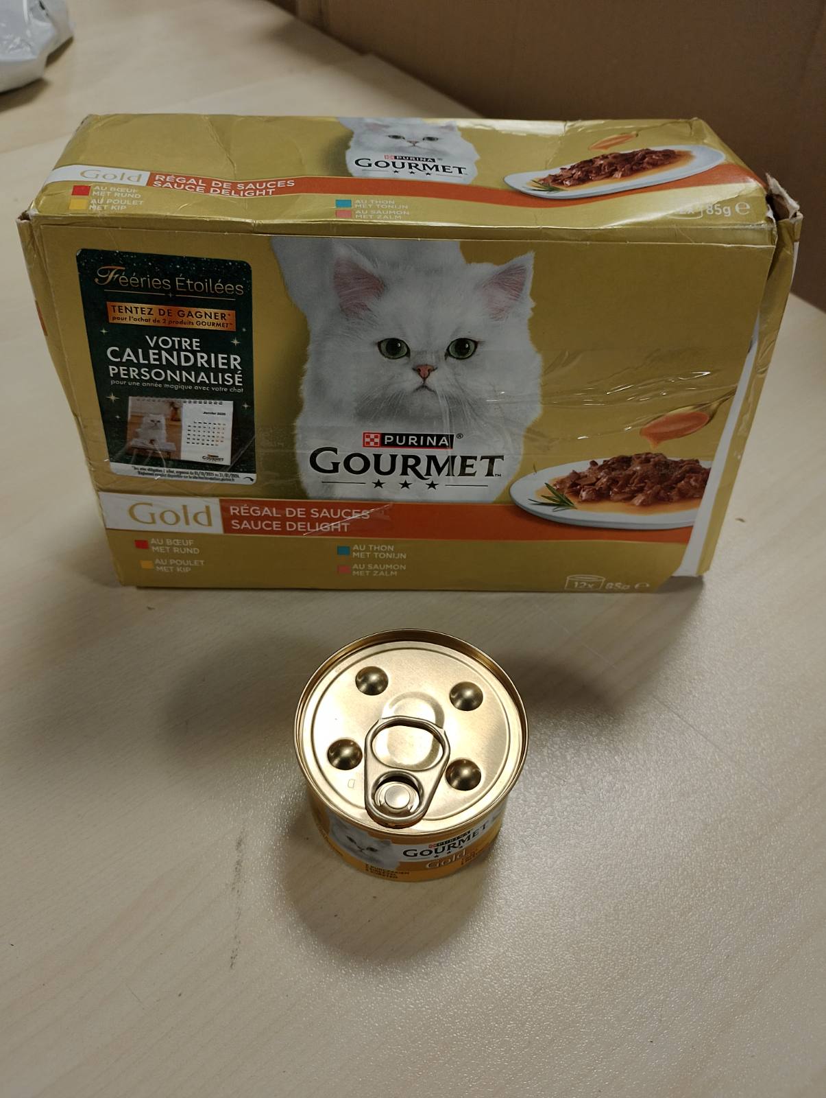 198706 - GOURMET Lloji i Artë i Salcave për Kafshë, Set Prej 12 Tëmbel, 85g secila