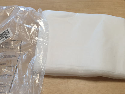 258376 - Mbushje prej pëlhure jo të endur - 3 m x 160 cm, Lesh i bardhë i lehtë dhe i frymëmarrshëm