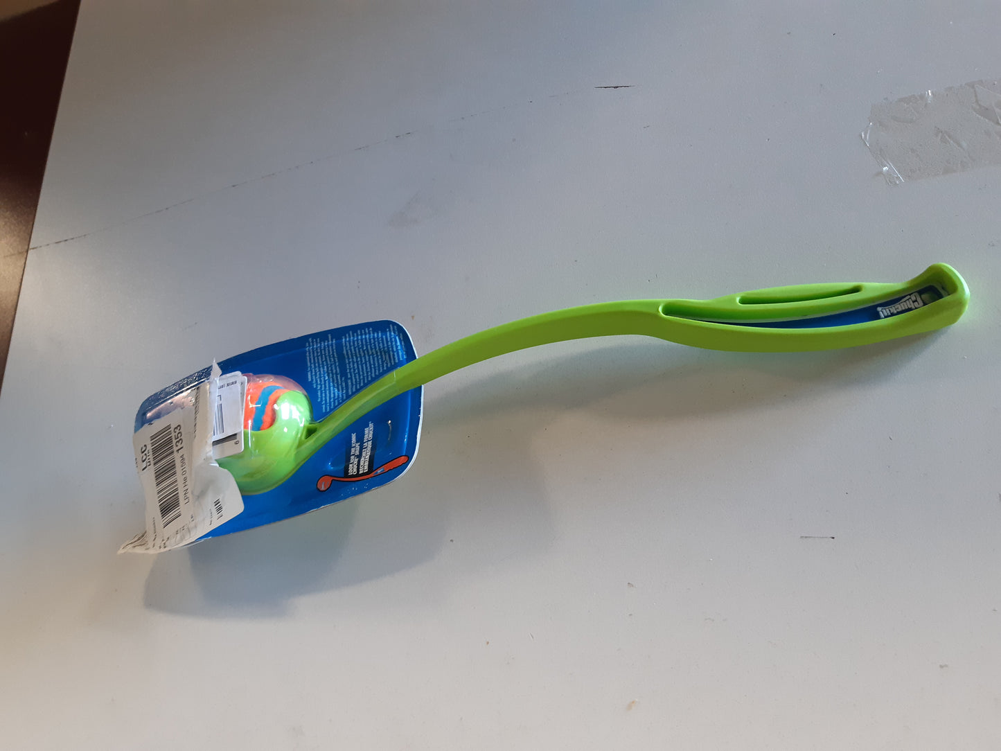 258214 - Hidhe! Lëshues topash sportivë për qen, lodër me top të vogël tenisi, 36 cm