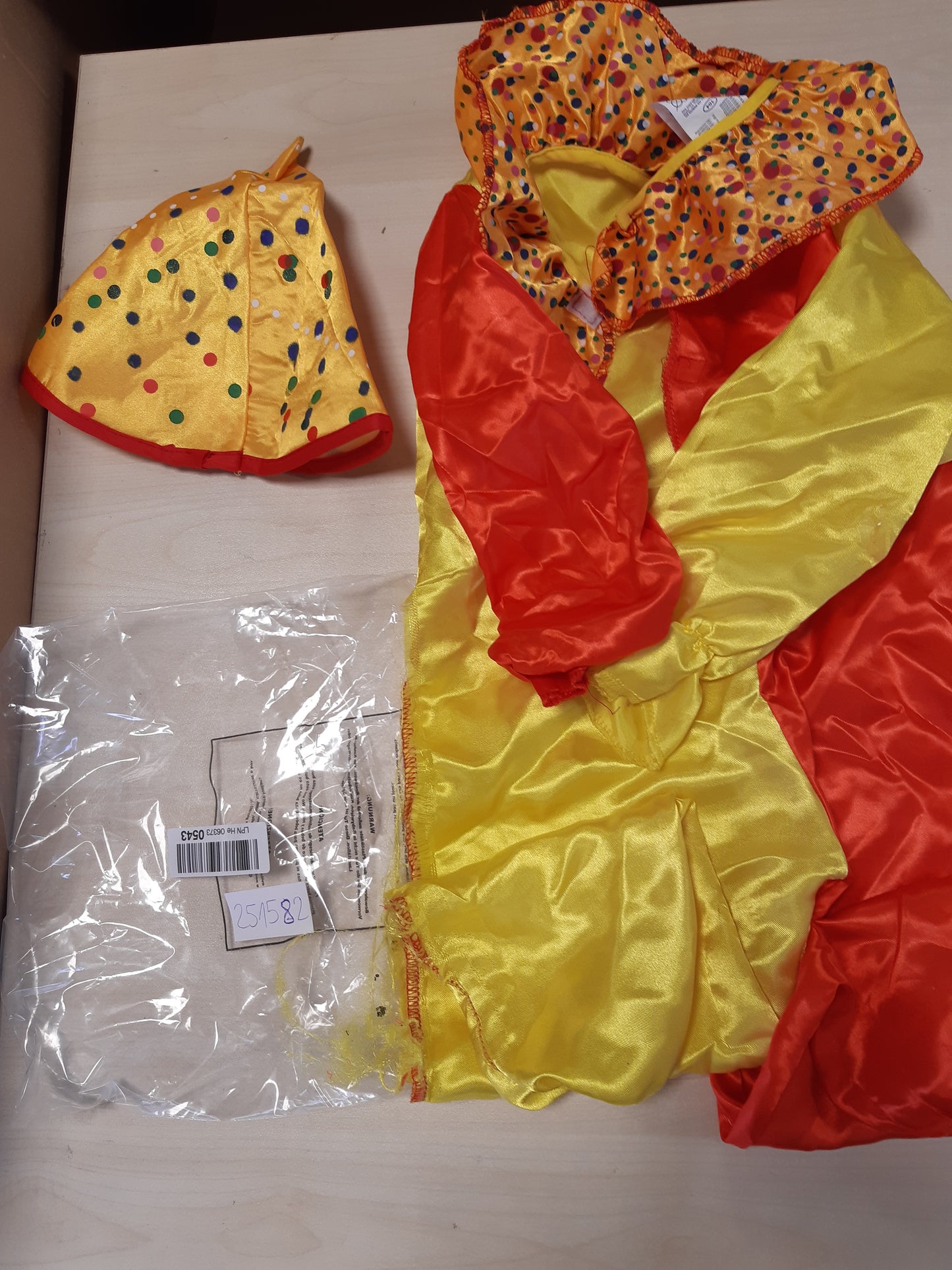 251582 - W WIDMANN MILANO Kostum Kllouni për Fëmijë, Zog Argëtues, Cirk, Kostume Karnavali