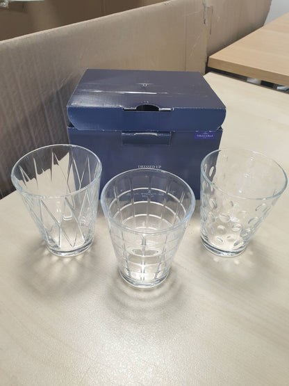 208944 - VILLEROY & BOCH - Seti i Gotave të Ujit 'Dressed Up', 4 Copë, Kapacitet 310ml, Material: Kristal i Tejdukshëm, i Përshtatshëm për Lavastovilje